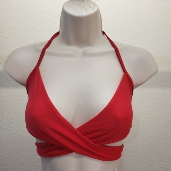 AERIE Wrap Halter Bikini Top - Picture 5 of 8